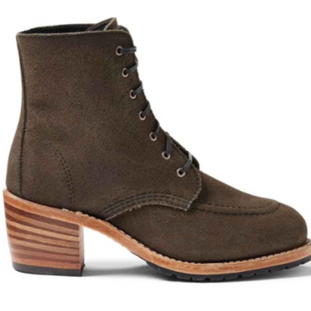 Red Wing Clara boots in Pewter Acampo leather.